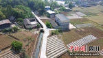 新建道路让乡村焕然一新。 中江县委宣传部供图 - Sc.Chinanews.Com.Cn