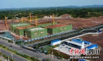 项目建设如火如荼。富顺融媒 供图 - Sc.Chinanews.Com.Cn