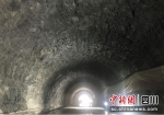 公路隧洞爆破效果。华电金上公司 供图 - Sc.Chinanews.Com.Cn